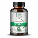 Just Jaivik Organic Cissus / Hadjod Tablets As Dietary Supplements - 750mg (90 Tablets)