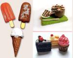 Giftingazebo Dessert Sweet Mouth Fridge Food Magnet - Cake + Pastry + Ice cream
