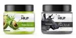 HRJP AVACADO--CHARCOL SCRUB | Tan-Dead Skin-Blackhed Removal | 100gm pack of 2 Scrub (200 g)