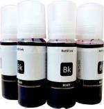 GPN PRINT 003 Refill Compatible Use for In PrInter Epson L5190 L3150 Black Ink Bottle (Pack of 4)
