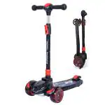 R for Rabbit Road Runner Racer 3 Wheel Kids Scooter- Black