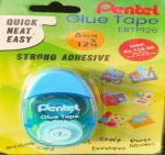 NANDA STATIONERY MART Pentel Glue Tape 6mmX12m ERTP126 (pack of 2)