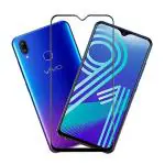 HOBBYTRONICS Tempered Glass For Gionee Max Screen Protector Full Hd Quality Edge To Edge Coverage (Black) (Pack Of 1)