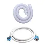 LAZYwindow Semi Automatic Washing Machine Water outlet / drain Hose Pipe & Washing Machine Inlet Hose Pipe with Tap Adaptor for Fully Automatic Combo