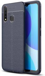 Newselect Vivo Z1 Pro Blue Rubber Back Cover