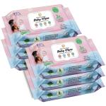Mom & World Natural 98% Pure Water Baby Wipes, Plant Based , 3X Soothing With Aloe Vera, Calendula & Cucumber, pH Balanced, Extra Thick | Extra Moist, 72 N Wipes x Pack of 6