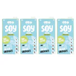 VDC Soy Drink- 1L, (Pack of4) Lactose-Free, No added preservatives, Zero cholesterol, Rich in Protein, Source of Dietary fiber, Fortified with Vitamins and Minerals, Plant-Based, No added sugar