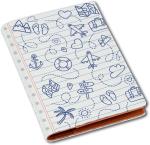 Tediline White Pu Leather Compact Passport Holder