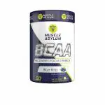 Muscle Asylum Bcaa Powder 300g Sugar Pre/Post & Intra Workout Muscle Recovery Drink with Amino Acids - 3g of BCAAs With Nootropics Matrix for Men & Women (50 Servings, Blue Razz)