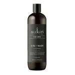 Sukin Australian Natural For Men 3-In-1 Calming Wash Cap | Sulfate-Free Gentle Formula | Natural Australian Skincare for Sensitive Skin | Men's Grooming | 500ml