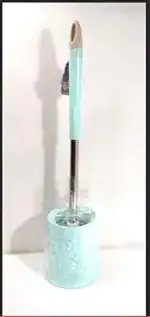 Divine Home Blue Toilet Brush With Stand