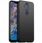 XOVO Back Cover for Nokia 8.1 (Black, Dual Protection, Silicon, Pack of 1)