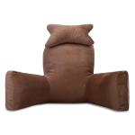 Dormyo Amore Bear Hug Pillow , Back Bed Rest Support Arms , Perfect Back Support for Reading/Working/Watching TV in Bed, Machine Washable Velvet Cover ( Brown)