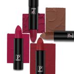 PERPAA Creamy Matte Lipstick Combo Set Of 4 Bright Long Stay Intense Color 3.5gm Each|Ruby Pink, Rose Red, Maroon Pink, Dark Brown