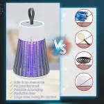WISELIFE Led Mosquito Killer Lamps Machine for Home Insect Killer Electric Powered Machine Eco-Friendly Baby Mosquito Repellent Lamp