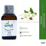 Samazh Organic Jasmine Essential Oil, 100% Pure & Natural for Hair, Skin, Face (20 ml)