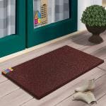 AMRO Beautility Needs Fade Resistant Brown PVC Door Mat 6 x 4 cm
