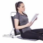 Vissco Orthopaedic Back Support Hospital Back Rest Bed For Hospitalised & Bed Ridden Patients | Ergonomic and Scientific Design - Universal (Ivory/Black)