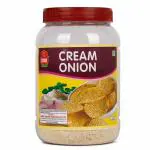 KOR Cream Onion Masala 400g (Pack Of 1) Cream Onion Seasoning Powder - Popcorn, Salads, Pasta, Fries, Finger Chips, Dips, Masala & More Creamy Delights: Delectable Cream Onion Masala for Rich and Flavorful Dishes