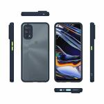 TRIFTY OnePlus 8T Blue Polycarbonate Shockproof Smoke with Camera Protection Case Cover