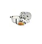 Diamond Stainless Steel Idly Maker & Steamer - Silver (COMBO PACK)