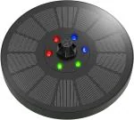 FLOJOY 3 W Solar Fountain Pump with LED Lights