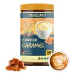 TEACURRY Caramel Coffee 50 Grams - Boost energy with Rich Brew caramel flavor coffee | Instant coffee