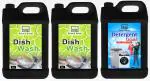 Bliss & Blush Washing Machine Liquid Detergent 5L And Dish Wash Liquid 5L Best Shining Power Multi-Fragrance Liquid Detergent (2 x 5 L)