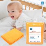 Mee Mee Orange Large Reusable Mat Water Proof/Extra Absorbent Dry Sheets/Bed Protector