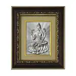 Pray Everyday Lakshmi Mata Ji Silver Plated Photo Frame