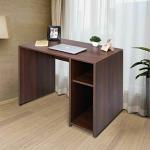 Wipro Logan Workdesk comes with a spacious 3ft x 2ft table top and adjustable utility shelf cum storage unit (Dark Walnut shade)