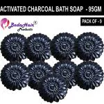 Badahair Activated Charcoal Bath Soap, 95 G (Pack Of 9)