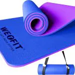 Werfit Blue Thermoplastic Elastomer 6 Mm Yoga Mat For Women And Men