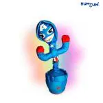 BUMTUM Dancing Singing Captain America Character Toy, Wriggle & Singing For Babies & Kids, Plush Musical Toys (Blue)