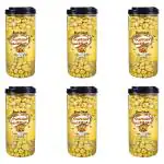 SnackAmor Crunchy Popcorn Makhana Jars - Desi Style - pack of 6 (55g each)