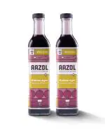 Aazol Kokum Agal: Pure Fruit Extract - 1000 ml (500ml x 2 Packs) | All Purpose Souring Agent | Without Sugar | Ideal for Kokum Sharbat and Solkadi | Packed with Vitamins A, B3, C, Iron, Magnesium and Potassium