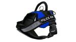 POLICE K9Dog K9 Police Harness Dog Vest Loop Straps and Handle and Adjustable (L - 28-34 Inch Girth, Blue)