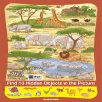 ABYZ Hidden Objects Animals Of The African Savannah. Find All Animals In Picture Puzzle For Kids v