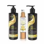 Keratine Professional Keratin + Smoothing Shampoo and Mask, Serum Combo -300 ML Each (KP-43)