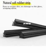 AWB Premium Frameless Wiper Blades for Baleno, Size-21, 18 (Pack of 2)
