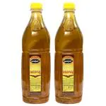 OMJAI Pancha Deepak Oil for Pooja - Panch Guna Lamp Oil for Pooja Deepak - Gingelly Oil, Neem Oil, Mahua Oil, Castor Oil, Puja Ghee (Pack of 2 x 800ml)