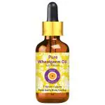 Deve Herbes Pure Wheatgerm Oil (Triticum vulgare) with Glass Dropper Natural Therapeutic Grade Cold Pressed 30ml