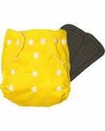 BEAUTIQ BABY COLLECTIONS CHARMING STARS Reusable Baby Cloth Diaper with Insert Nappy Liner Pad - M (Pack of 3)