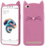 Aviaaz Redmi 4a Pink Silicon Back Cover