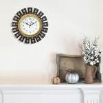 eCraftIndia Handcrafted Wooden Wall Clock