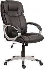 High Back Leatherette revolving with Wheel Office Chair/Home Study Chair Hydraulic Executive Computer Chair