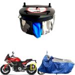 BIKEBLAZER Air Force Blue BMW F900R, BMW G 310 GS, BMW G 310 R and BMW R Nine T Scrambler Nylon All Weather Resistant Bike Body Cover