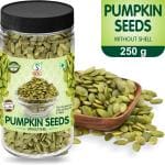 SRC CREATIONS Pumpkin Seeds without shell (Kaddu ke Beej) (250g)