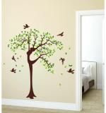 WOLPEP Multicolor Vinyl Dancing Tree Wall Sticker
