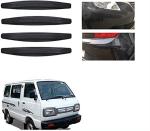 Feelitson Black Car Bumper Protector Safety Guard Scratch For Omni (Pack Of 4)